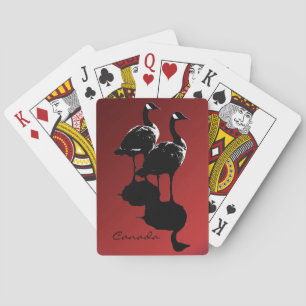 Cartas de Canadá para jugar tarjetas de recuerdo p
