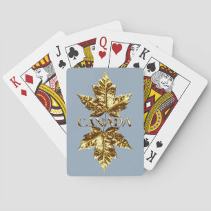 Cartas de Canadá para jugar tarjetas de recuerdo p