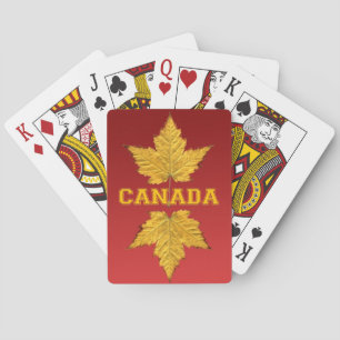 Cartas de Canadá para jugar tarjetas de recuerdo p