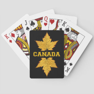 Cartas de Canadá para jugar tarjetas de recuerdo p