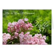 Cartas de carpas de Boda de liras rosadas