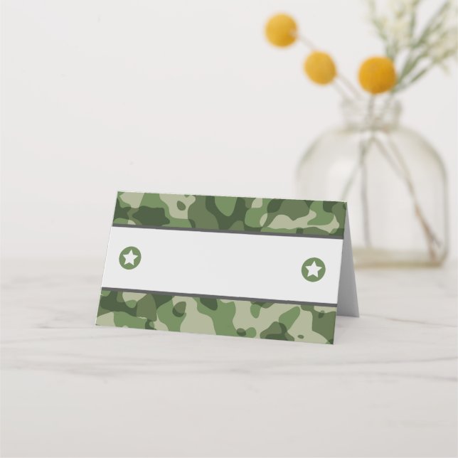 Cartas de carpas del menú militar del ejército de  (Anverso)