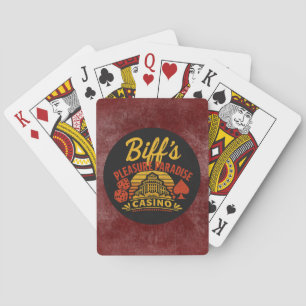 Cartas de Casino del Paraíso de Placer de Biff