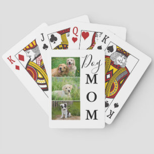 Cartas de Collage de fotos Dog Mom 3