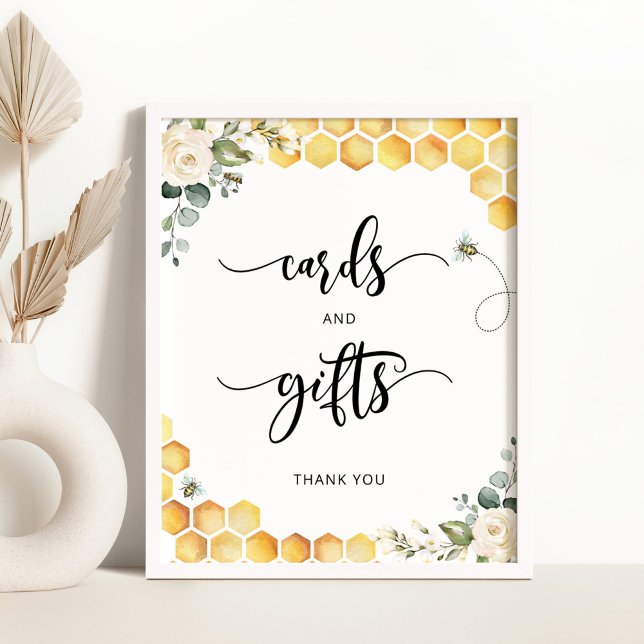 Cartas de color de abeja y señal de regalo (Subido por el creador)