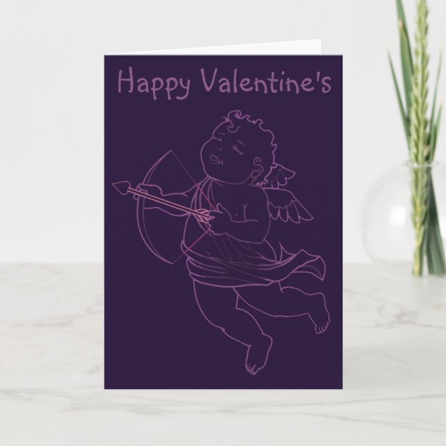 Cartas de Cupido personalizadas invitaciones de Sa (Anverso)
