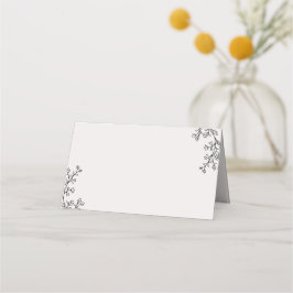 Cartas de etiquetas de comida tipo Buffet Floral F