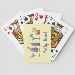 Cartas de Fiesta de Reproducción de Bebidas Tropic