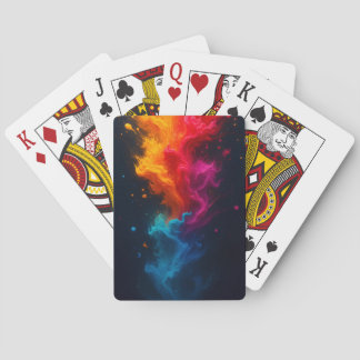 Cartas de fuego multicolor