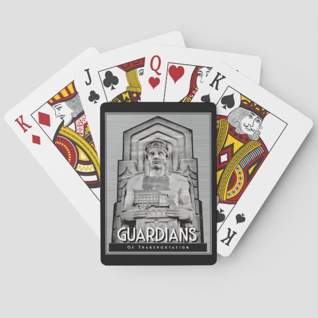 Cartas de Guardianes de Cleveland art Deco (Reverso)