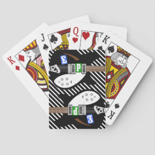 Cartas de guitarra de arte pop masculino