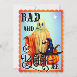 Cartas de Halloween retro divertidas