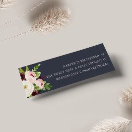 Cartas de inserción de registro de novias romántic