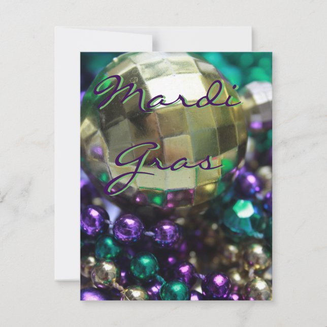 Cartas de invitación de Fiestas personalizados con (Anverso)