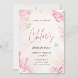 Cartas de invitación para la fiesta de cumpleaños