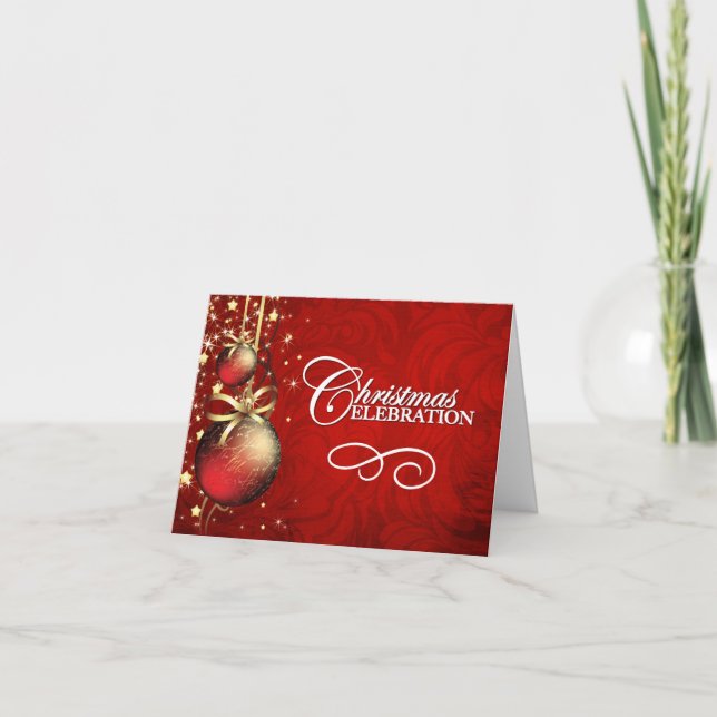 Cartas de invitaciones de los navidades (Anverso)