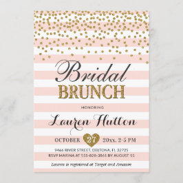 Cartas de invitaciones para Brunch de novias de or
