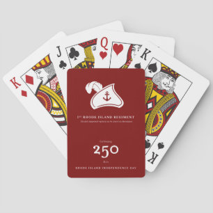 Cartas de Juego — 1er Regimiento de Rhode Island