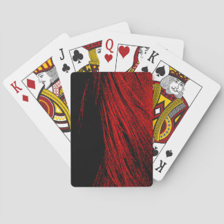 Cartas de juego abstractas de Red Horse Mane