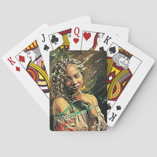 Cartas de juego afroamericanas (Reverso)
