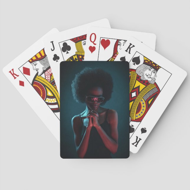 cartas de juego afrocéntricas (Reverso)