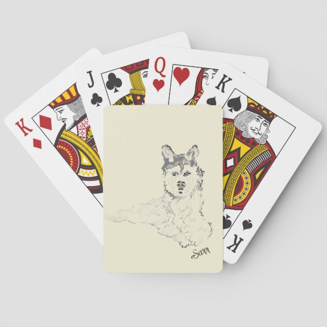 Cartas de juego : Alaskan Husky (Reverso)