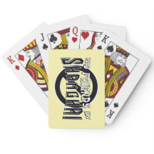 Cartas de juego AMARILLAS para Shanghai Rummy