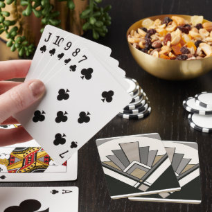 Cartas de juego Art Deco Great Gatsby Design