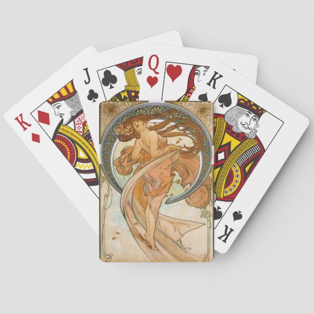 Cartas de juego Art Nouveau (Reverso)