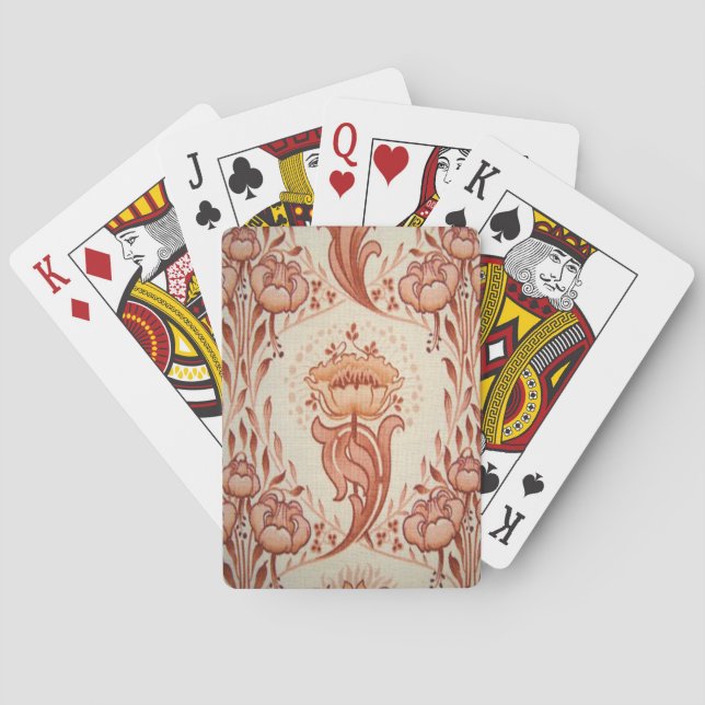 Cartas de juego Art Nouveau (Reverso)