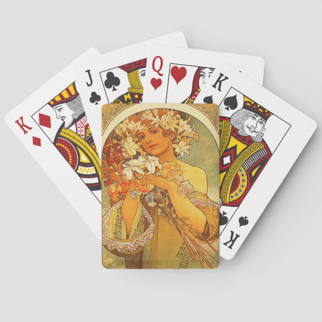Cartas de juego Art Nouveau (Reverso)