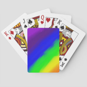 Cartas de juego artísticas con gradiente de arcoír