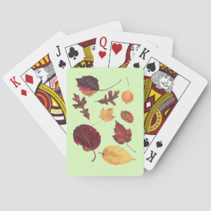 Cartas de juego Autumn Leaf Scan