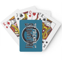 Cartas de juego AZUL para Rummy de Shanghai