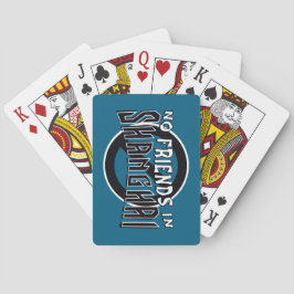 Cartas de juego AZUL para Rummy de Shanghai