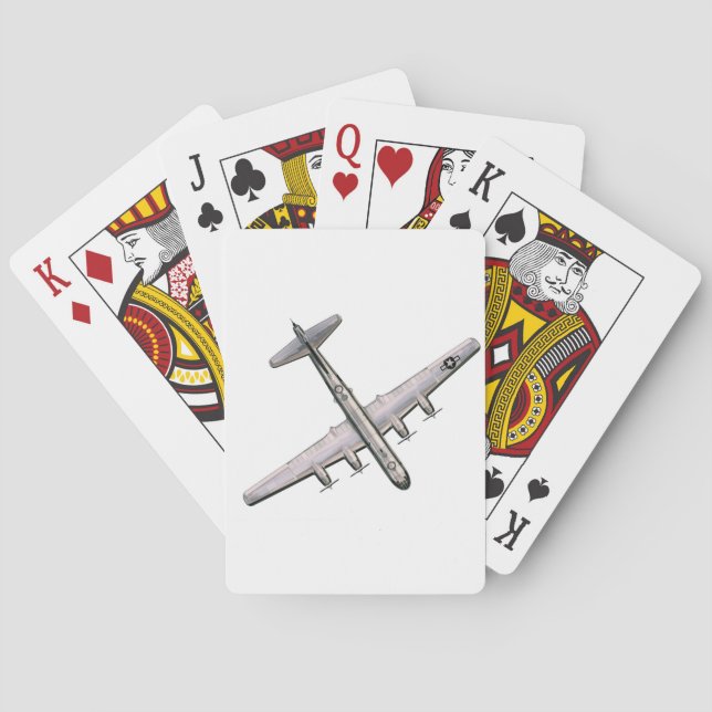 Cartas de juego B-29 para los bombarderos (Reverso)