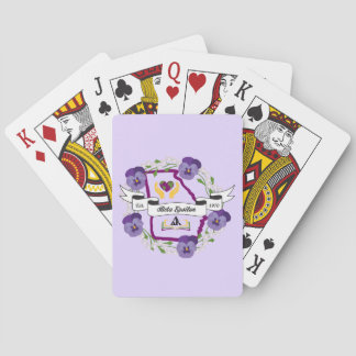 Cartas de juego Beta Epsilon de Georgia