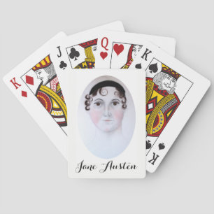 Cartas de juego Bicycle con retrato de Jane Austen