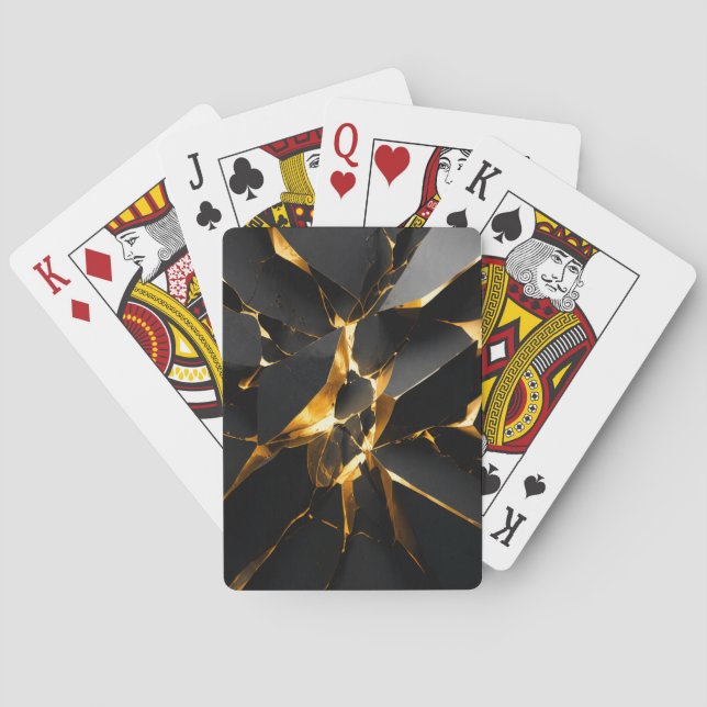 Cartas de juego Black Gold Luxe (Reverso)