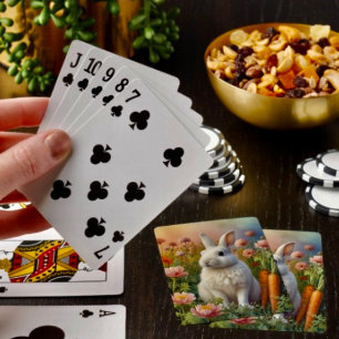 Cartas de juego Blossom Bunny & Carrot Patch 