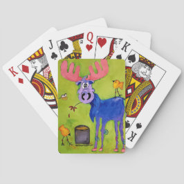 Cartas de juego "Blue Moose Lunch"