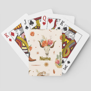 Cartas de juego Boho Western