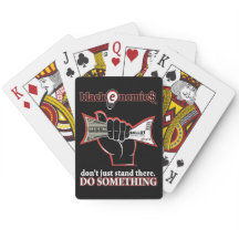Cartas de juego "Buck and Ballot" (Negro)