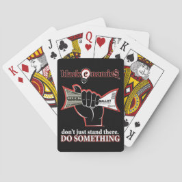 Cartas de juego "Buck and Ballot" (Negro)