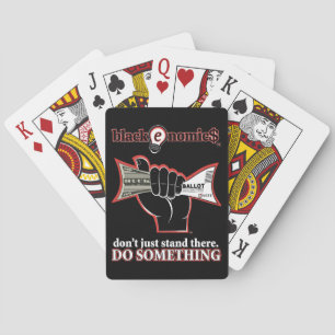 Cartas de juego "Buck and Ballot" (Negro)