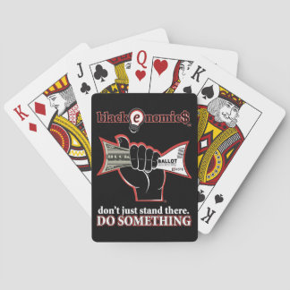 Cartas de juego "Buck and Ballot" (Negro)