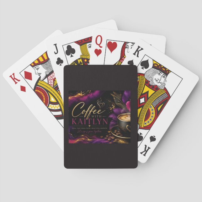 Cartas de Juego Café con Kaitlyn  (Reverso)
