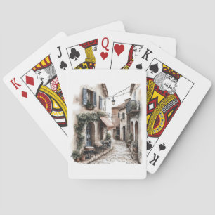 Cartas de juego callejero italianas