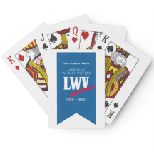 Cartas de juego Centenario de LWV