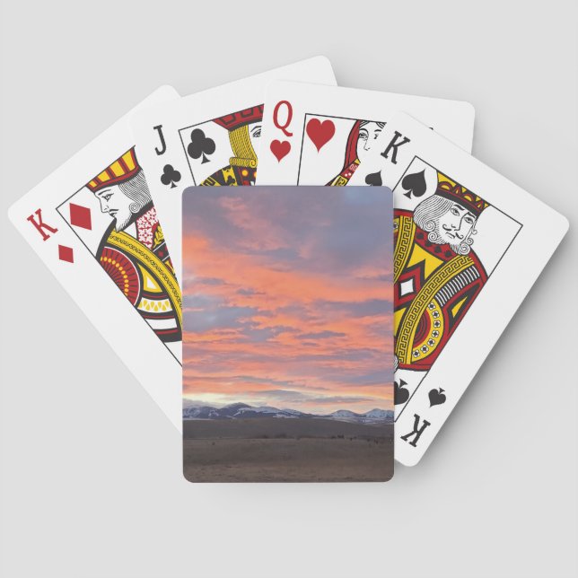 Cartas de juego Cielo Pintado (Reverso)